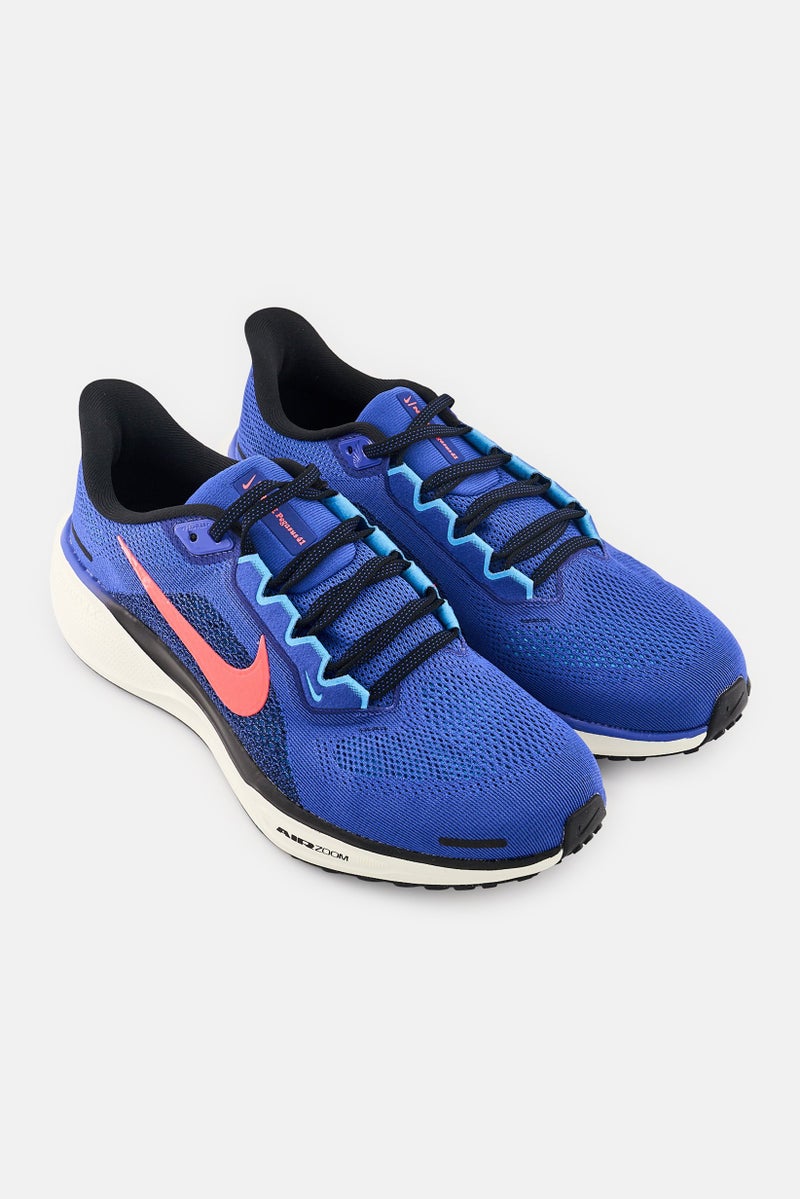 Nike Men Air Zoom Pegasus 41 Lace Up Running Shoes, Blue - Image 4